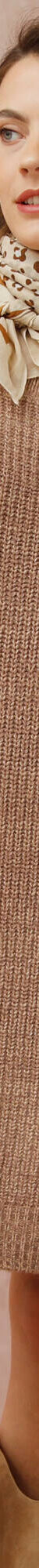 Robe-pull chinée manches longues, épaule boutonnée (taupe chiné) Robe-pull chinée manches longues, épaule boutonnée (taupe chiné)
